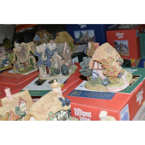 495 - TWENTY LILLIPUT LANE SCULPTURES FROM VARIOUS COLLECTIONS, all boxed and with deeds except where ment... 