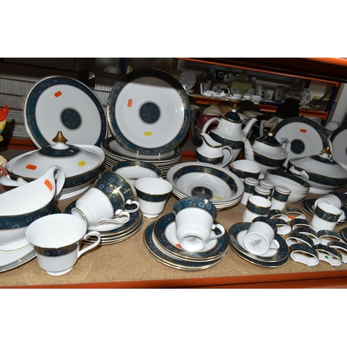 506 - A ONE HUNDRED AND TWELVE PIECE ROYAL DOULTON CARLYLE H5018 DINNER SERVICE, comprising a teapot, a co... 