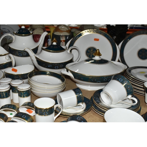 506 - A ONE HUNDRED AND TWELVE PIECE ROYAL DOULTON CARLYLE H5018 DINNER SERVICE, comprising a teapot, a co... 