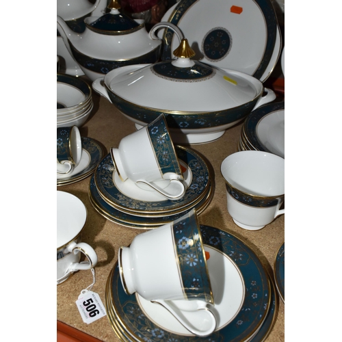 506 - A ONE HUNDRED AND TWELVE PIECE ROYAL DOULTON CARLYLE H5018 DINNER SERVICE, comprising a teapot, a co... 