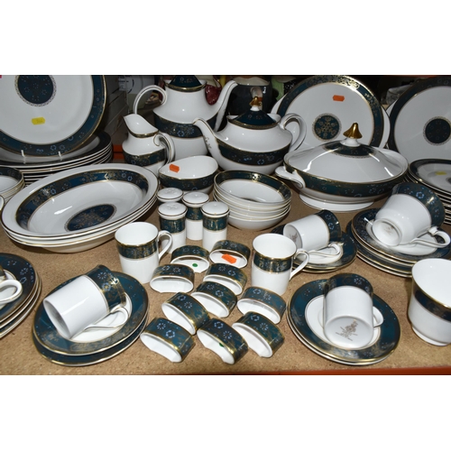 506 - A ONE HUNDRED AND TWELVE PIECE ROYAL DOULTON CARLYLE H5018 DINNER SERVICE, comprising a teapot, a co... 