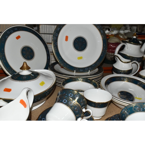 506 - A ONE HUNDRED AND TWELVE PIECE ROYAL DOULTON CARLYLE H5018 DINNER SERVICE, comprising a teapot, a co... 