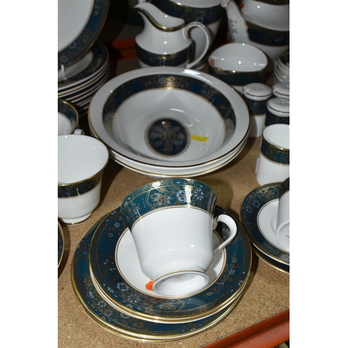 506 - A ONE HUNDRED AND TWELVE PIECE ROYAL DOULTON CARLYLE H5018 DINNER SERVICE, comprising a teapot, a co... 