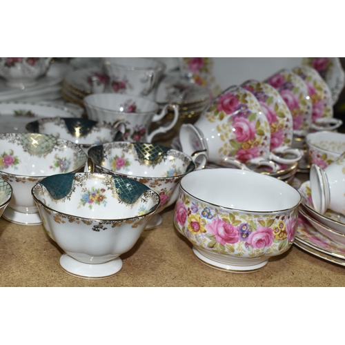 508 - A GROUP OF ROYAL ALBERT TEA AND DINNER WARES, including a twenty three piece Serena part tea set com... 