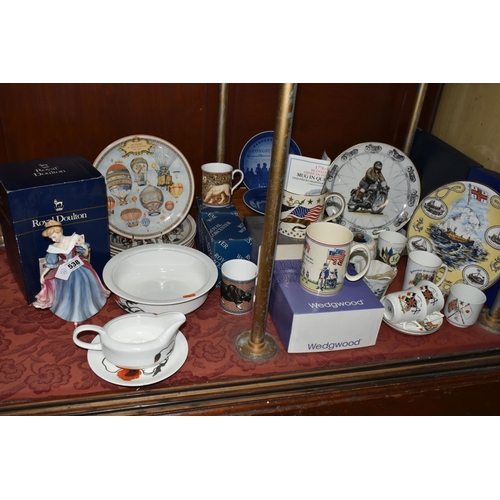 538 - A GROUP OF CERAMICS, to include a boxed Royal Doulton 'Amy' HN3316 figurine of the year 1991, signed... 