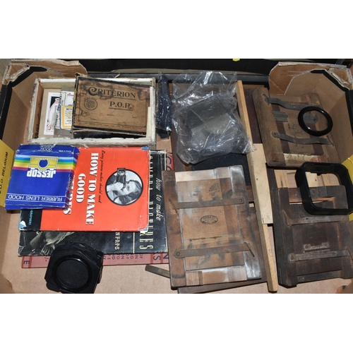 549 - THREE BOXES OF MISCELLANEOUS SUNDRIES, to include a large vintage Roberts portable radio type CR- se... 