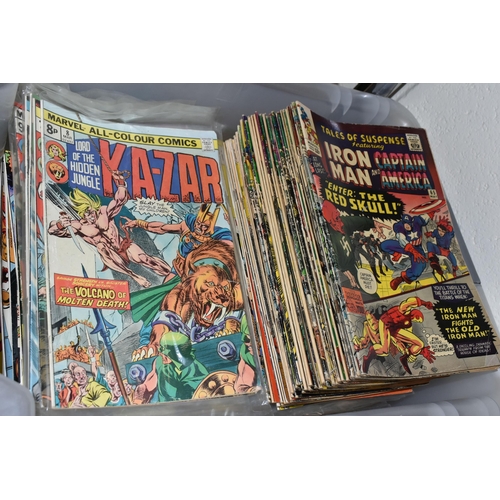 579 - OVER 1500 COMICS, 1960’s and 1970’sMarvel comics, including The Amazing Spider-Man, Uncanny X-Men, T... 