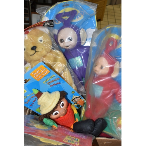 600 - A QUANTITY OF MODERN B.B.C. FILM AND TV RELATED SOFT TOYS, all are still sealed or in original opene... 