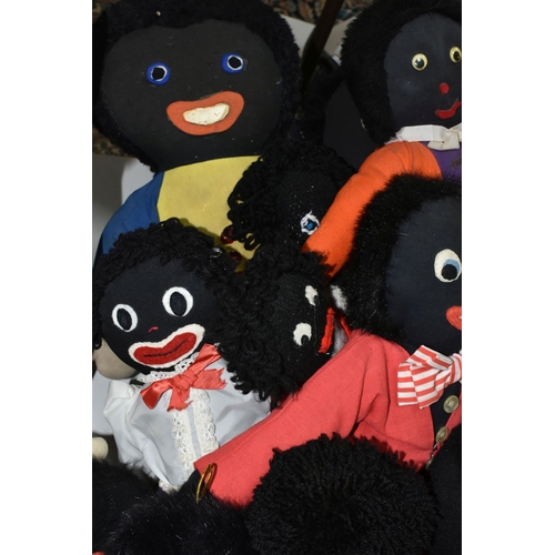 601 - A COLLECTION OF ASSORTED SOFT TOY FIGURES, various styles and sizes, assorted makers, including hand... 