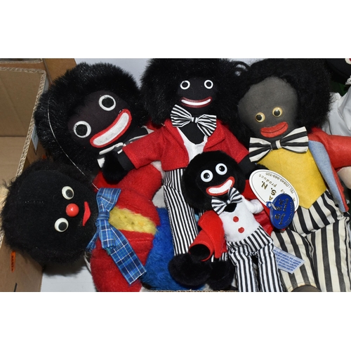 601 - A COLLECTION OF ASSORTED SOFT TOY FIGURES, various styles and sizes, assorted makers, including hand... 