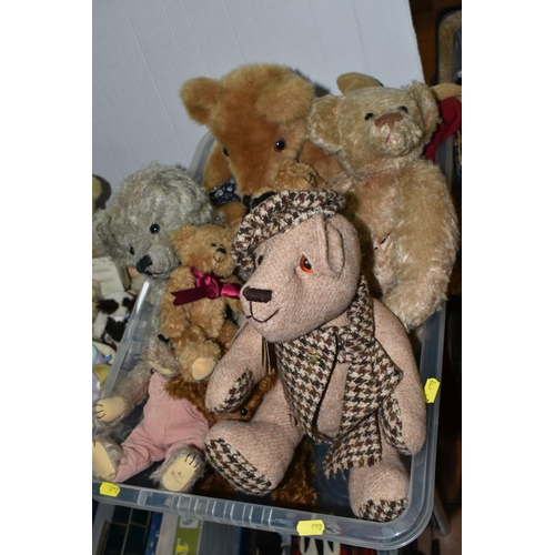 622 - THREE BOXES OF ASSORTED BEARS, to include a limited edition of only 200 growling Nonsuch Uffington B... 