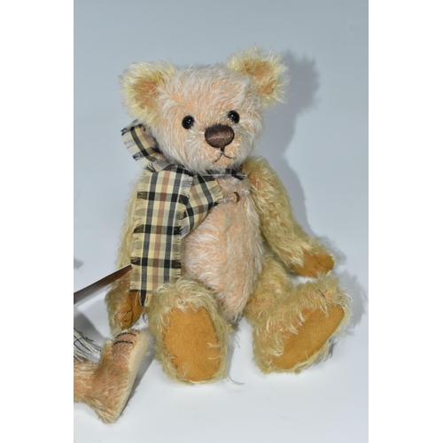 636 - TWO CHARLIE BEARS ISABELLE COLLECTION LIMITED EDITION MOHAIR TOYS, comprising 'Taco' the mouse, no.9... 