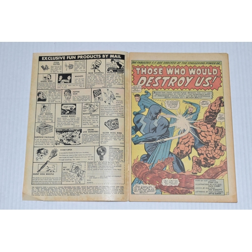 662 - FANTASTIC FOUR NO. 46 MARVEL COMIC, first Black Bolt cover, comic shows signs of wear but all the pa... 