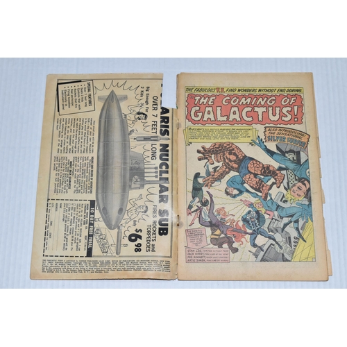 663 - FANTASTIC FOUR NOS. 48, 49 & 50 MARVEL COMICS, first appearances of Silver Surfer and Galactus, numb... 