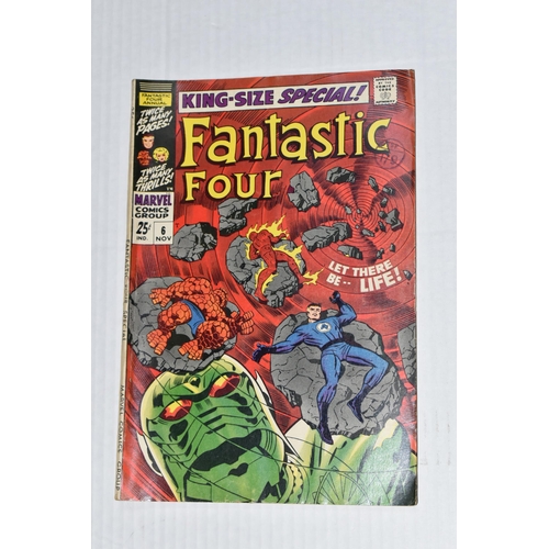 665 - FANTASTIC FOUR KING-SIZE SPECIAL NO. 6 MARVEL COMIC, birth of Franklin Richards, comic shows signs o... 