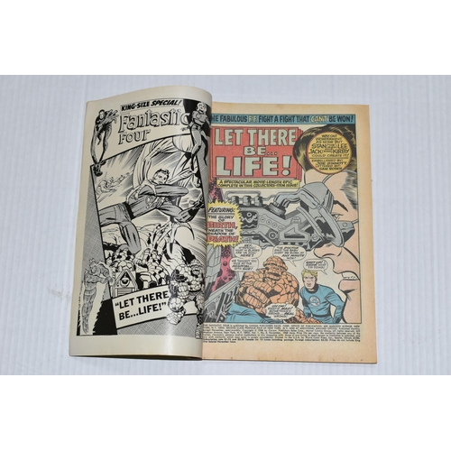 665 - FANTASTIC FOUR KING-SIZE SPECIAL NO. 6 MARVEL COMIC, birth of Franklin Richards, comic shows signs o... 