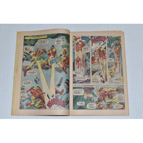 672 - THE INVINCIBLE IRON MAN NO. 1 MARVEL COMIC, first solo Iron Man comic after Tales Of Suspense, comic... 