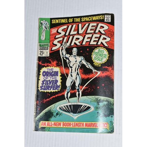 673 - SILVER SURFER NO. 1 MARVEL COMIC, first solo Silver Surfer comic, comic shows signs of wear, but all... 