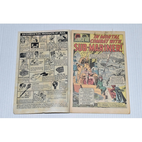 676 - DAREDEVIL NO. 7 MARVEL COMIC, first appearance of the red Daredevil suit, comic shows signs of wear ... 