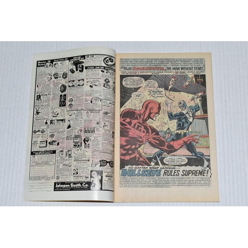 677 - DAREDEVIL NOS. 131 & 132 MARVEL COMICS, first appearance of Bullseye, comics show signs of wear, but... 