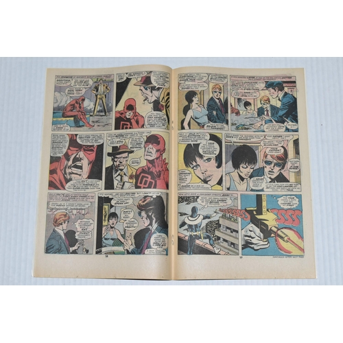 677 - DAREDEVIL NOS. 131 & 132 MARVEL COMICS, first appearance of Bullseye, comics show signs of wear, but... 