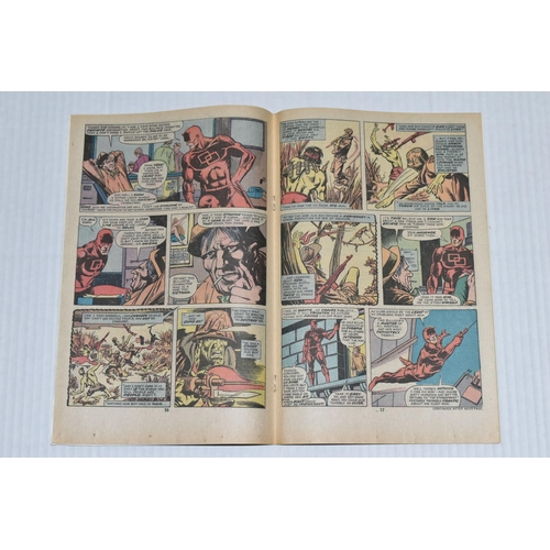 677 - DAREDEVIL NOS. 131 & 132 MARVEL COMICS, first appearance of Bullseye, comics show signs of wear, but... 