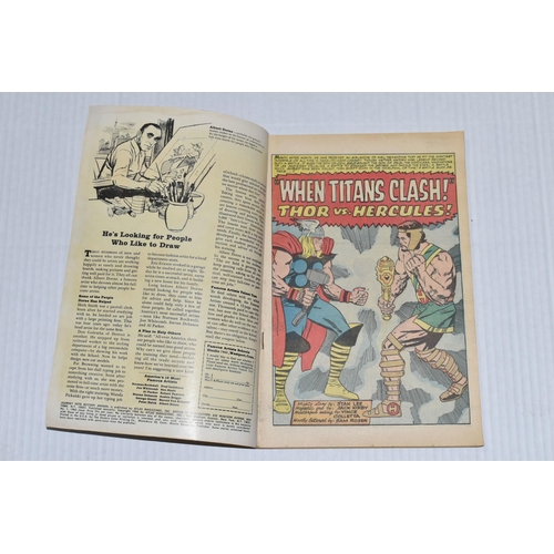 678 - THE MIGHTY THOR ANNUAL NO. 1 MARVEL COMIC, first appearance of Hercules, comic shows signs of wear, ... 