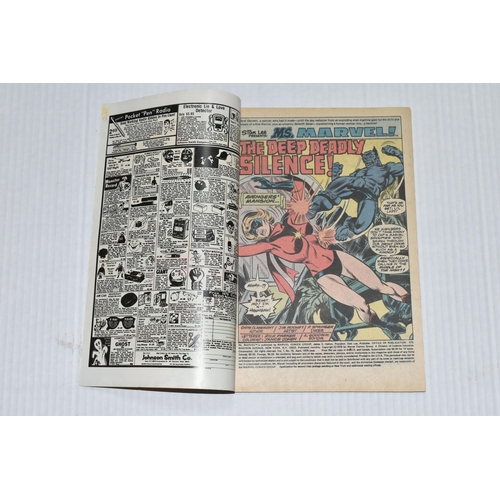 688 - MS. MARVEL NOS. 16 & 18 MARVEL COMICS, first appearance of Mystique, comics show signs of wear, but ... 