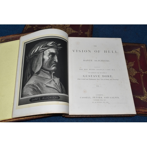 438 - FIVE ANTIQUARIAN BOOKS published by Cassell, Petter & Galpin comprising The Holy Bible containing Th... 