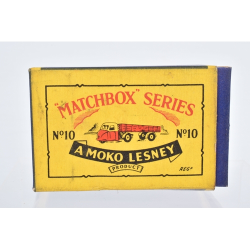 76 - TWO BOXED MOKO LESNEY MATCHBOX SERIES SCAMMELL MECHANICAL HORSE, No.10, earlier small version with r... 