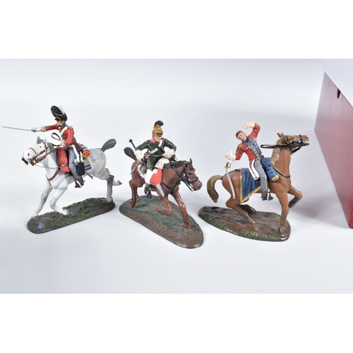 111 - TWO BOXED BRITAINS NAPOLEONIC WATERLOO CAMPAIGN SETS, the first a 'The Death of Ponsonby' Major Gene... 