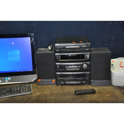 1089 - A LENOVO IDEACENTRE B320 ALL IN ONE COMPUTER with 21.5in touch screen, Logitech wireless keyboard (n... 