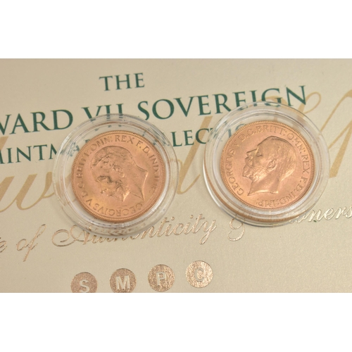 29 - A SOVEREIGN MINTMARK COLLECTION OF 6X GOLD FULL SOVEREIGN COINS, to include 1904 Edward VII Sydney M... 