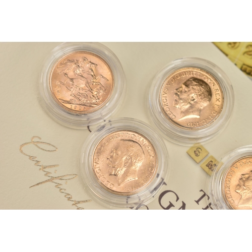 30 - THE ROYAL MINT CASED SOVEREIGN MINTMARK COLLECTION, to include seven Sovereigns of George V with Min... 