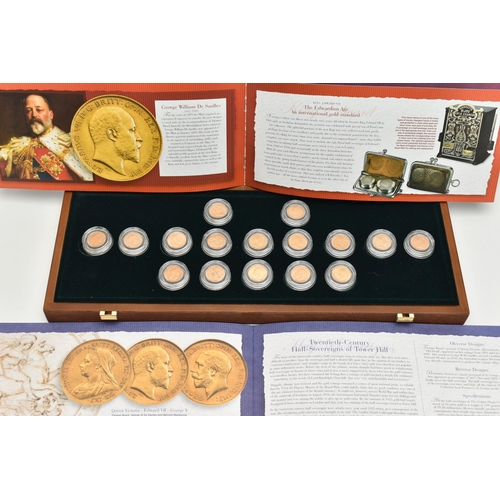 31 - THE GOLD HALF-SOVEREIGN CASED COIN COLLECTION 1900-1915, to include sixteen (16) A Gold Finale Colle... 