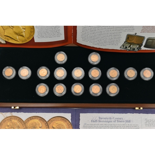 31 - THE GOLD HALF-SOVEREIGN CASED COIN COLLECTION 1900-1915, to include sixteen (16) A Gold Finale Colle... 