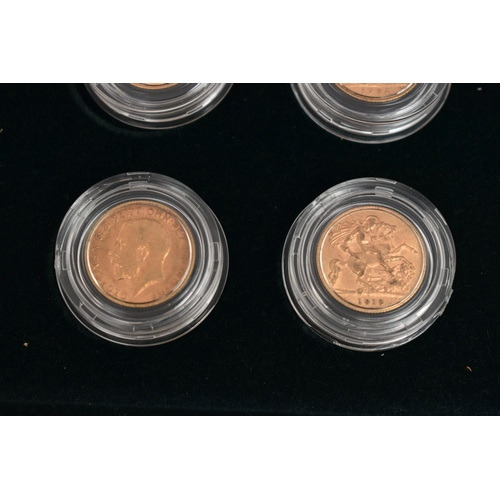 31 - THE GOLD HALF-SOVEREIGN CASED COIN COLLECTION 1900-1915, to include sixteen (16) A Gold Finale Colle... 