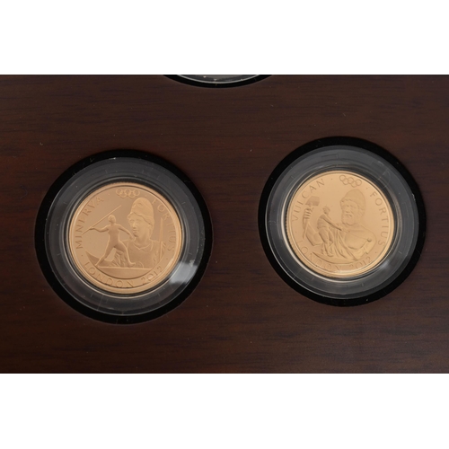 32 - THE ROYAL MINT LONDON 2012 CITIUS ALTIUS FORTIUS COIN SET, (Faster Higher Stronger) gold nine coin P... 