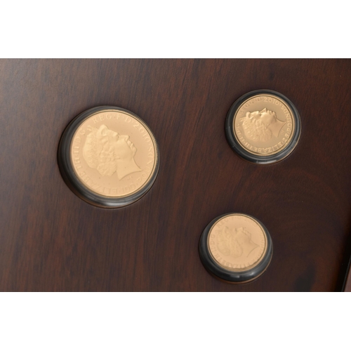 32 - THE ROYAL MINT LONDON 2012 CITIUS ALTIUS FORTIUS COIN SET, (Faster Higher Stronger) gold nine coin P... 