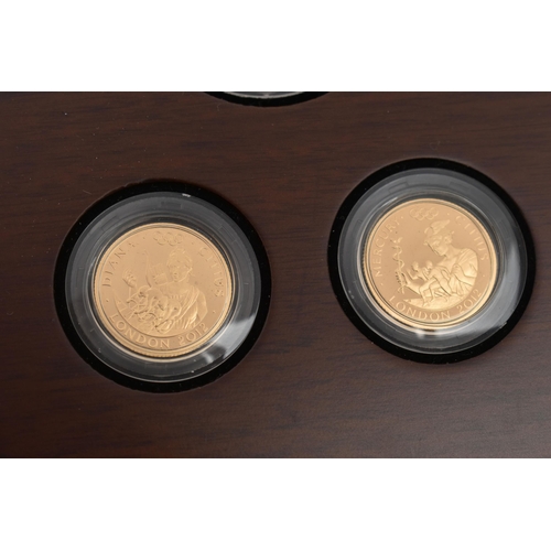 32 - THE ROYAL MINT LONDON 2012 CITIUS ALTIUS FORTIUS COIN SET, (Faster Higher Stronger) gold nine coin P... 