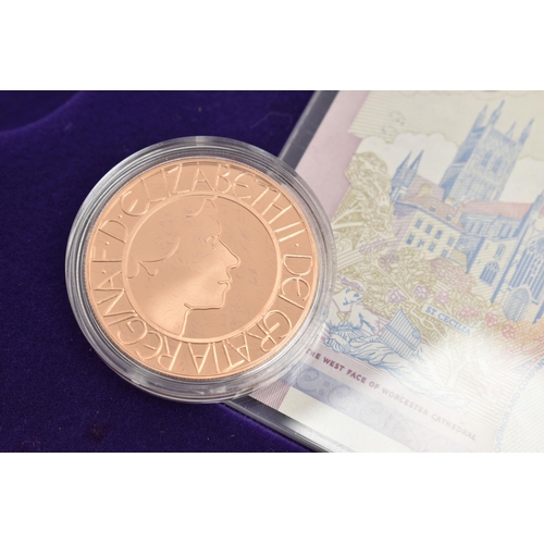 34 - QUEEN ELIZABETH CORONATION ANNIVERSARY CROWN & BANKNOTE COLLECTION, to include Banknotes £5, £10, £2... 