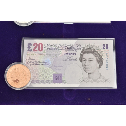 34 - QUEEN ELIZABETH CORONATION ANNIVERSARY CROWN & BANKNOTE COLLECTION, to include Banknotes £5, £10, £2... 