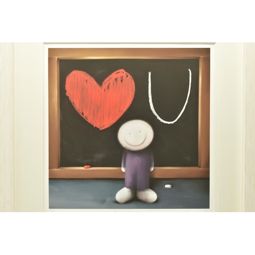 312 - DOUG HYDE (BRITISH 1972) 'LOVE LETTER', a signed limited edition print on paper, depicting a smiling... 