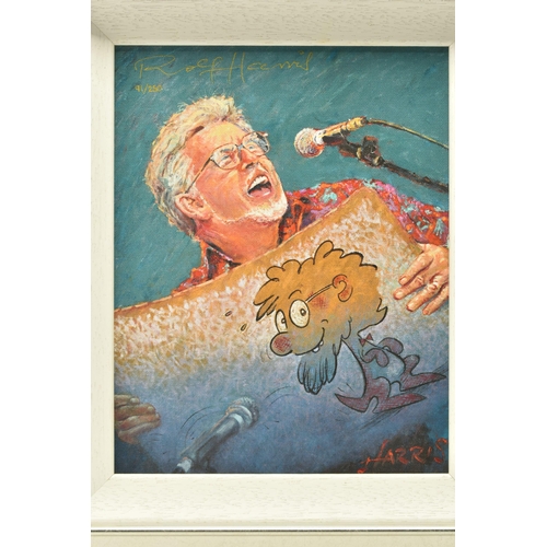 313 - ROLF HARRIS (AUSTRALIA 1930-2023) 'ROLF SINGS', a signed limited edition print on canvas board, depi... 