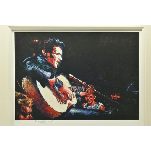 321 - ROLF HARRIS (AUSTRALIA 1930-2023) 'ELVIS SINGS', a signed limited edition print on paper, 101/195 wi... 