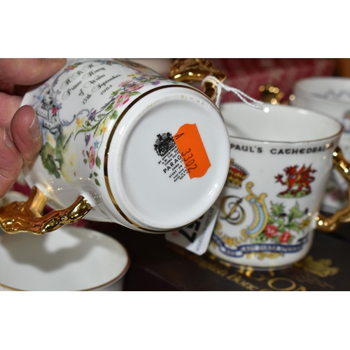 357 - A GROUP OF ROYAL COMMEMORATIVE CERAMICS, to include a boxed Emma Bridgewater 'Golden Jubilee' four c... 