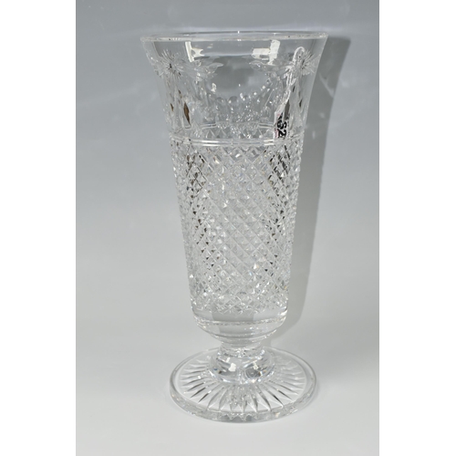 362 - A LARGE STUART CRYSTAL 'BEACONSFIELD' PATTERN VASE, height 37cm (1) (Condition Report: no obvious da... 