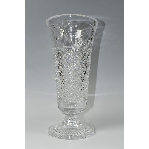 362 - A LARGE STUART CRYSTAL 'BEACONSFIELD' PATTERN VASE, height 37cm (1) (Condition Report: no obvious da... 