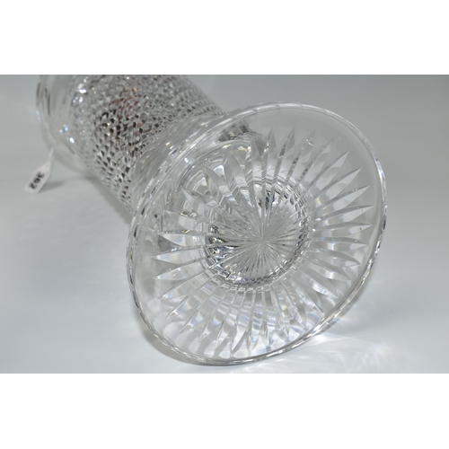 362 - A LARGE STUART CRYSTAL 'BEACONSFIELD' PATTERN VASE, height 37cm (1) (Condition Report: no obvious da... 