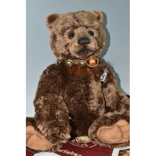 377 - A CHARLIE BEARS 'BRUTUS' TEDDY BEAR, no CB131388, designed by Isabelle Lee, height approximately 62c... 